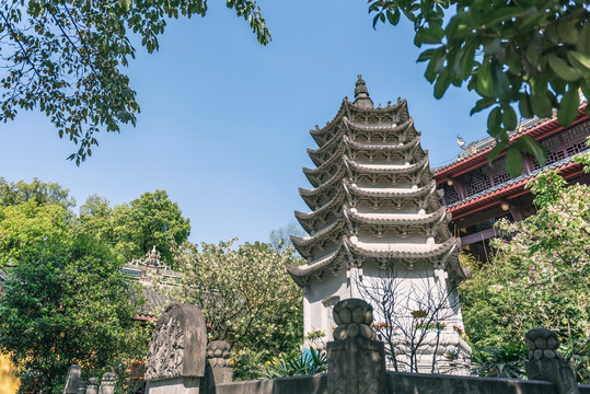 重庆南山佛教寺庙涂山寺风光