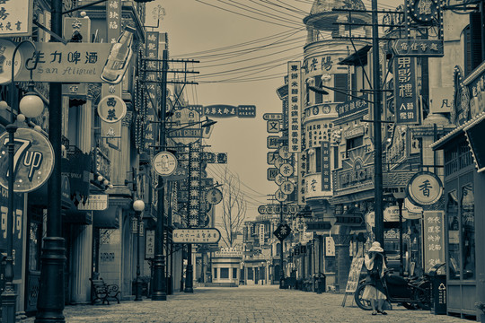 老香港街景