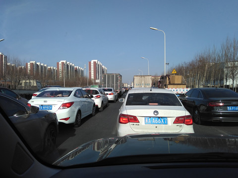 堵车