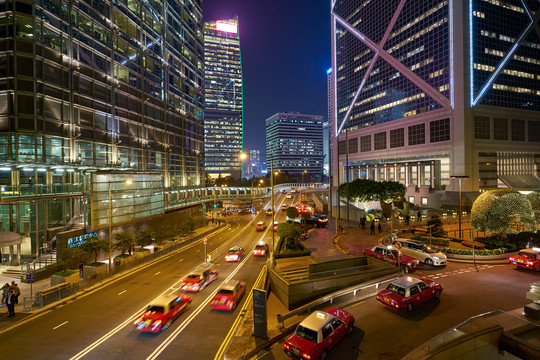 香港城市夜景