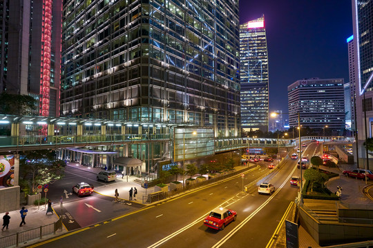 香港城市夜景