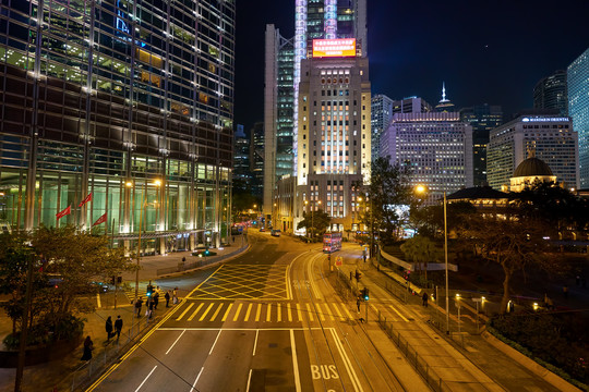 香港城市夜景