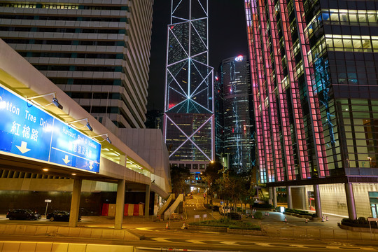 香港城市夜景