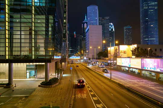 香港城市夜景