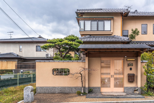 日本京都民宅建筑风景