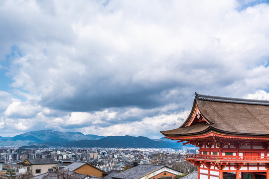 京都清水寺建筑风景