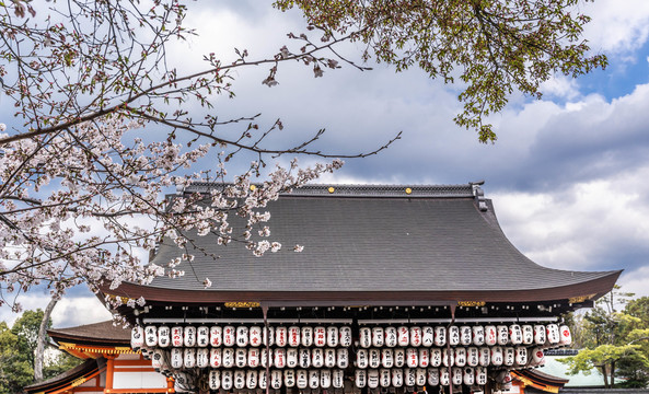 京都八坂神社建筑风景