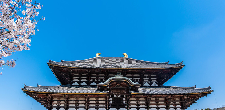 奈良东大寺建筑风光