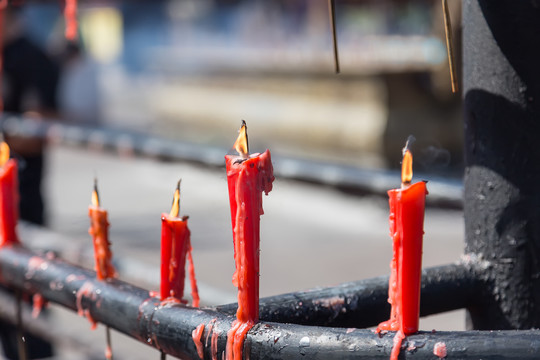 佛教寺院上香祈福