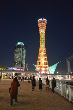 神户港夜景