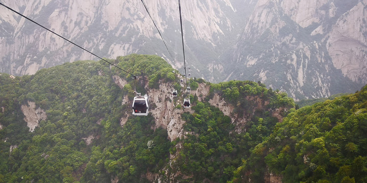 华山西峰索道