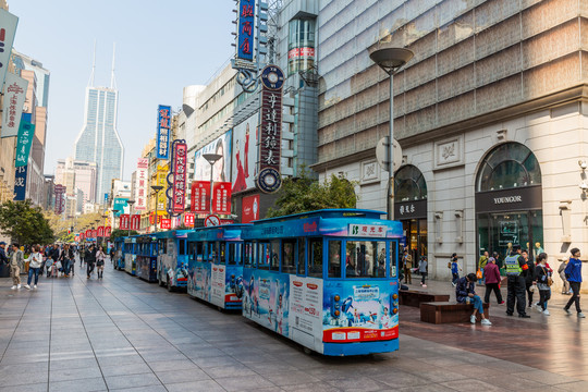 上海南京路步行街