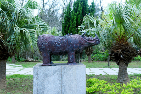 犀牛雕刻