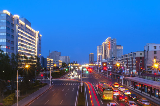 长春夜景