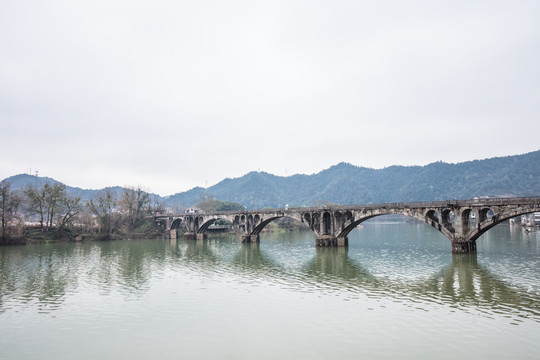 浏阳河老桥风景