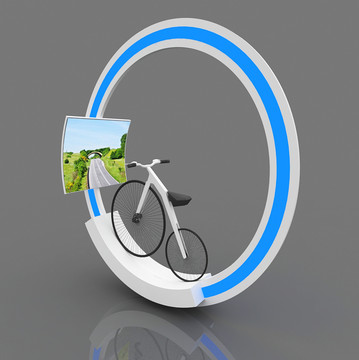 体验自行车3D模型
