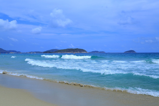 碧海蓝天沙滩