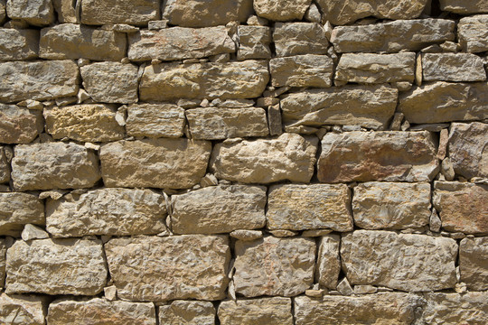 农村石砌墙