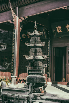 重庆南山佛教寺庙涂山寺风光