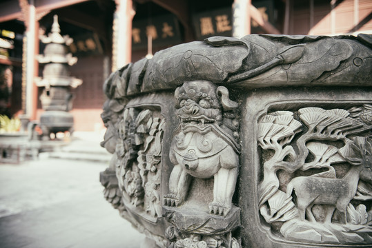 重庆南山佛教寺庙涂山寺风光