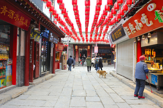 济南芙蓉街高清大图照片摄影