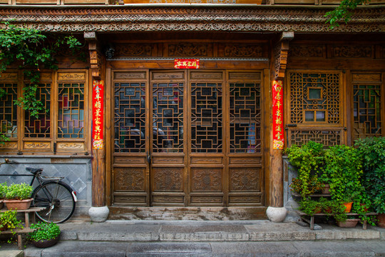 中式店铺门头