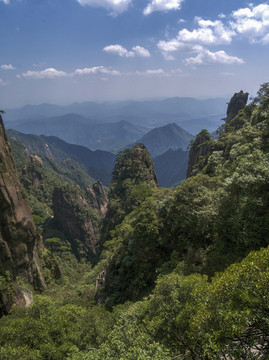 江西三清山高山山峰