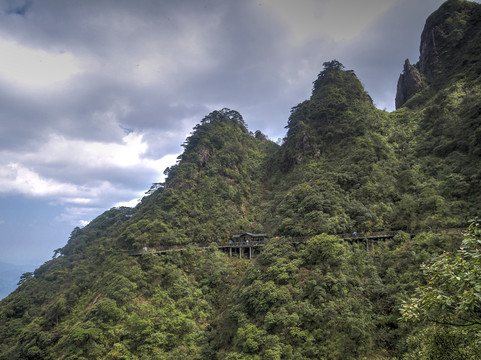 江西三清山东海岸栈道