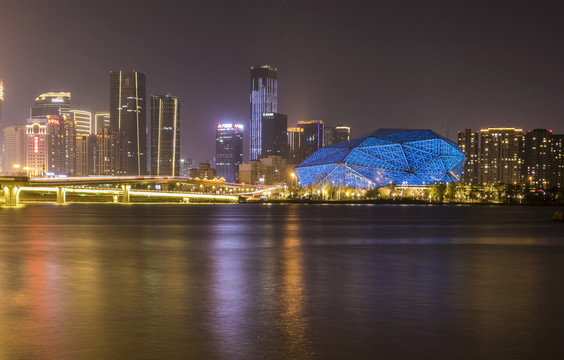 浑河夜景