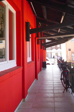 欧洲的中餐厅中国红外墙装饰