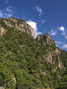 江西三清山高山栈道