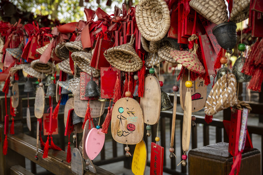 尚湖风景区祈福台祈福挂件