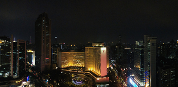 广州花园酒店夜景