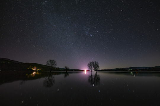 念湖星空