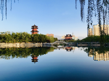 运城西花园湖景