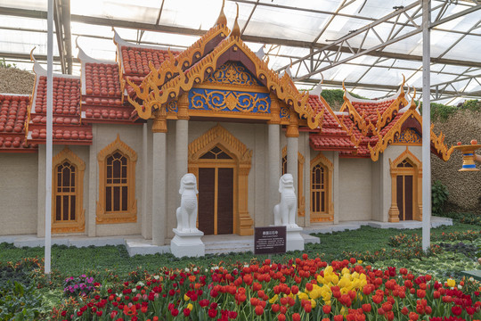 泰国云石寺微缩景观造型