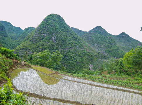 云南山水田园风光