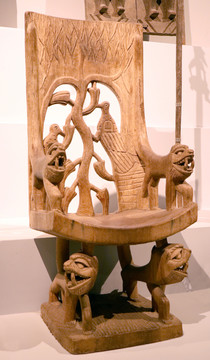 非洲木椅