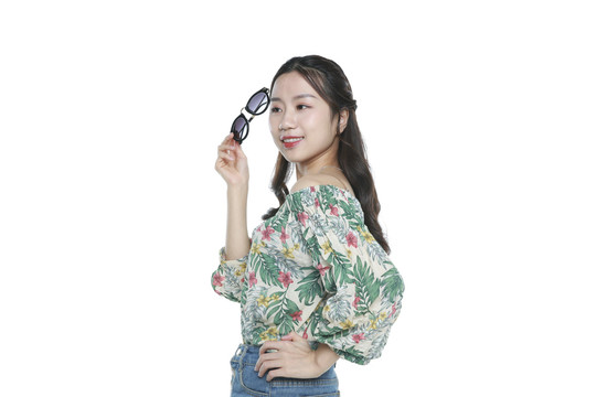 夏日甜心少女写真图片	
