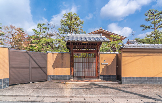 日本京都嵯峨野街景