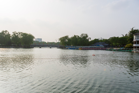 北京陶然亭公园游船码头