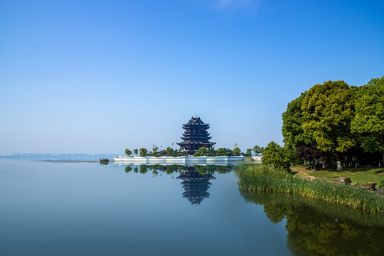 苏州阳澄湖重元寺风景