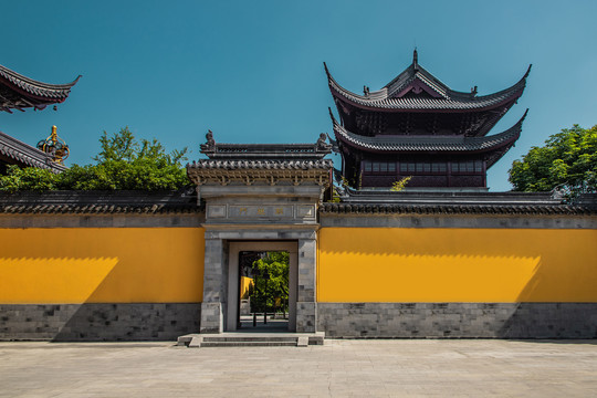 苏州阳澄湖重元寺风景