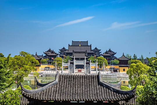 苏州阳澄湖重元寺风景