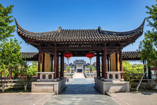 苏州阳澄湖重元寺风景