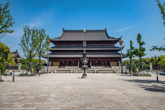 苏州阳澄湖重元寺风景