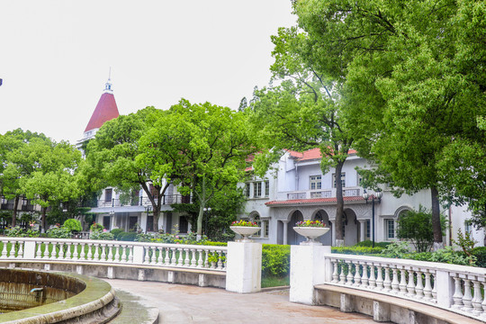 老上海别墅建筑高清图