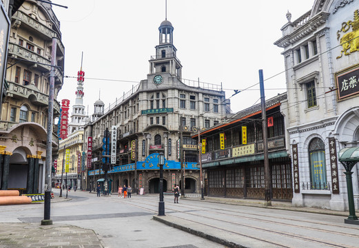老上海南京街