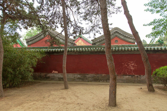 北京日坛公园具服殿外墙
