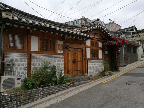 韩国传统建筑房屋